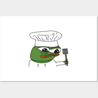 Peepo chef Posters and Art